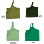 تاپ بندی زنانه فرنوش | ۱۰ رنگ متنوع | سایز L تا XXL | نخ پنبه‌ای نرم و راحت - Image 9