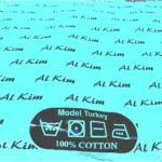 شورت زنانه نخی قواره دار برند ال کیم طرح دار رنگ کرم سایز XL تا 3XL - Image 8